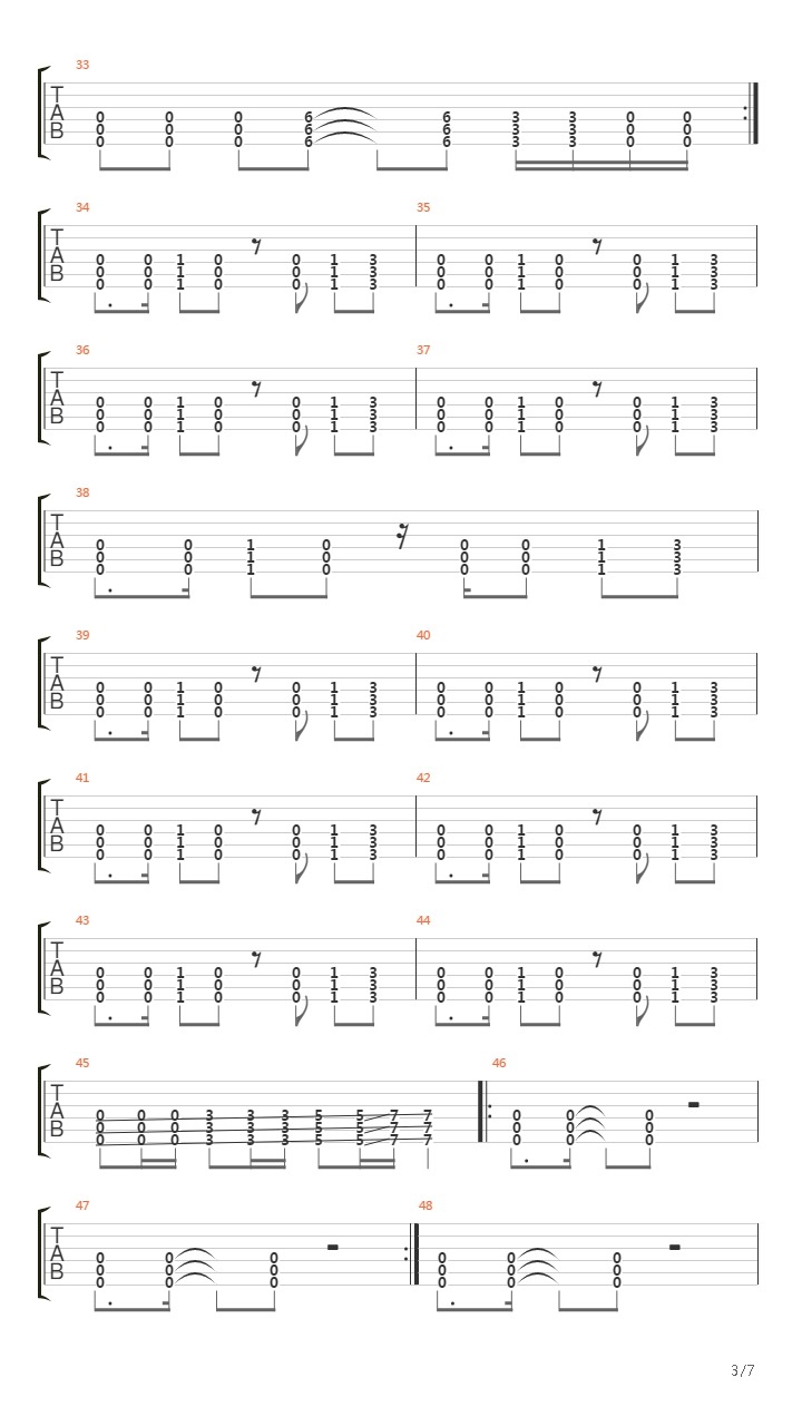 Bodies吉他谱