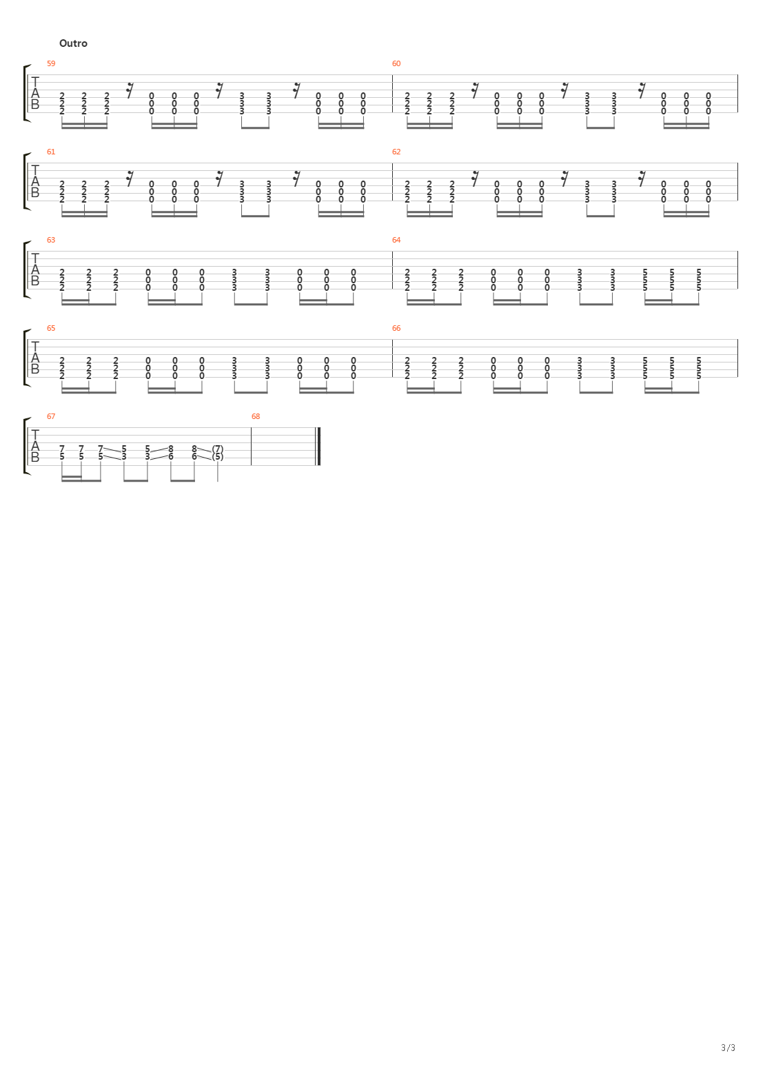 Pity吉他谱