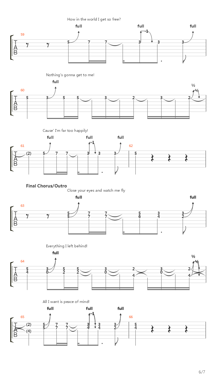 Disconnected吉他谱