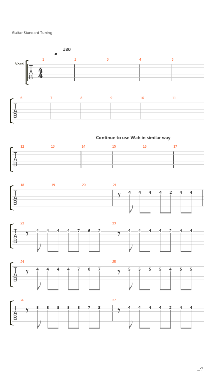 Hanauta吉他谱