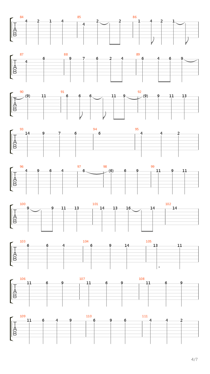 Hanauta吉他谱