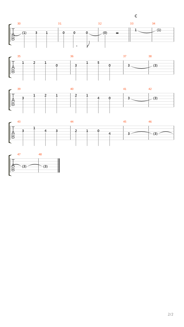 Caravan吉他谱