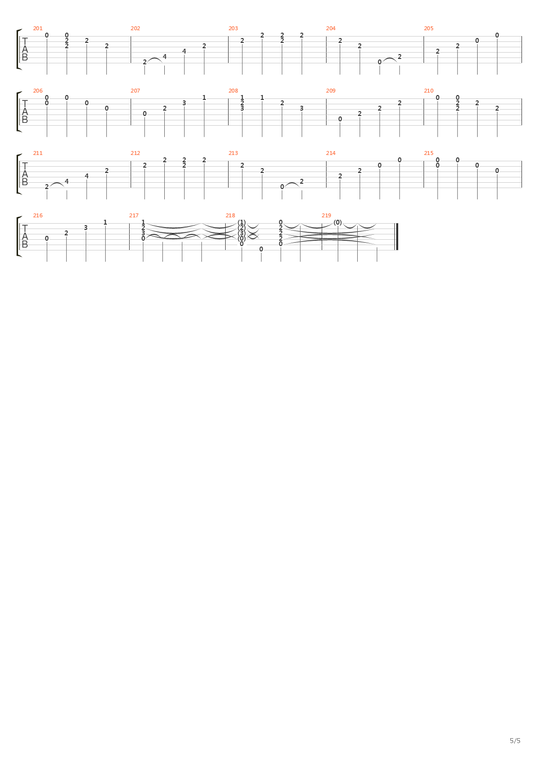 Bebek吉他谱