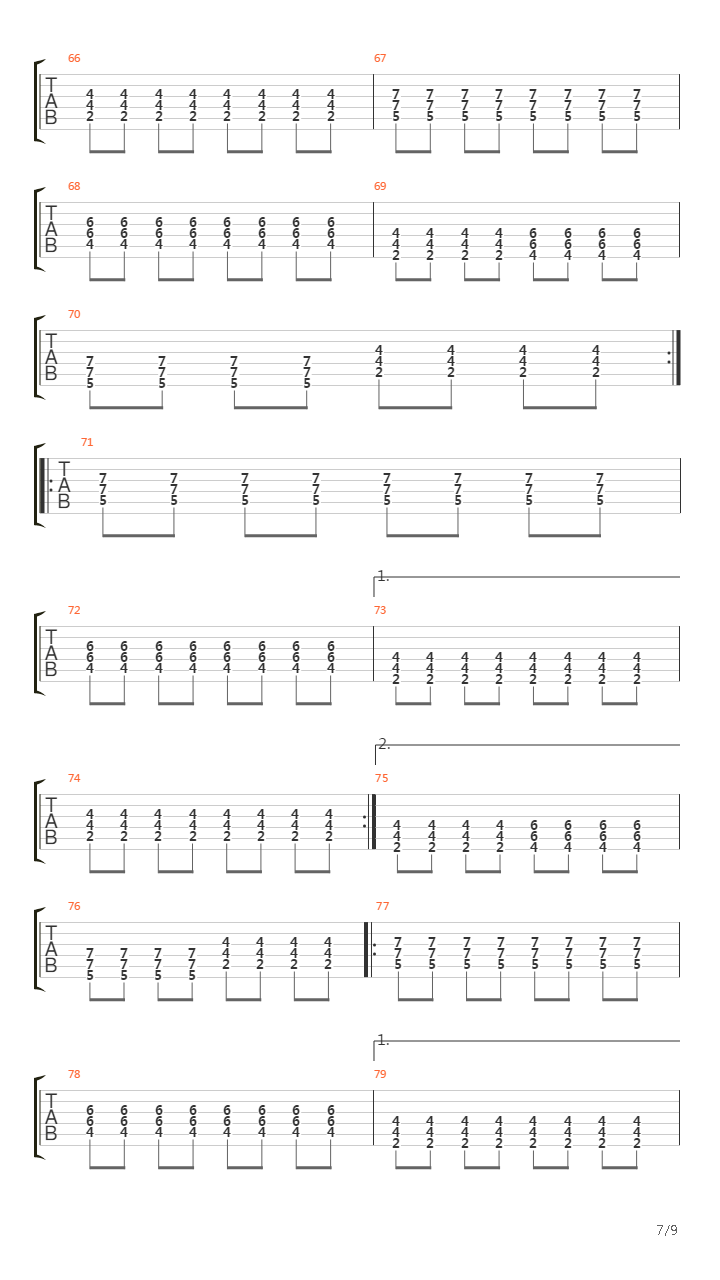 Koprualti吉他谱