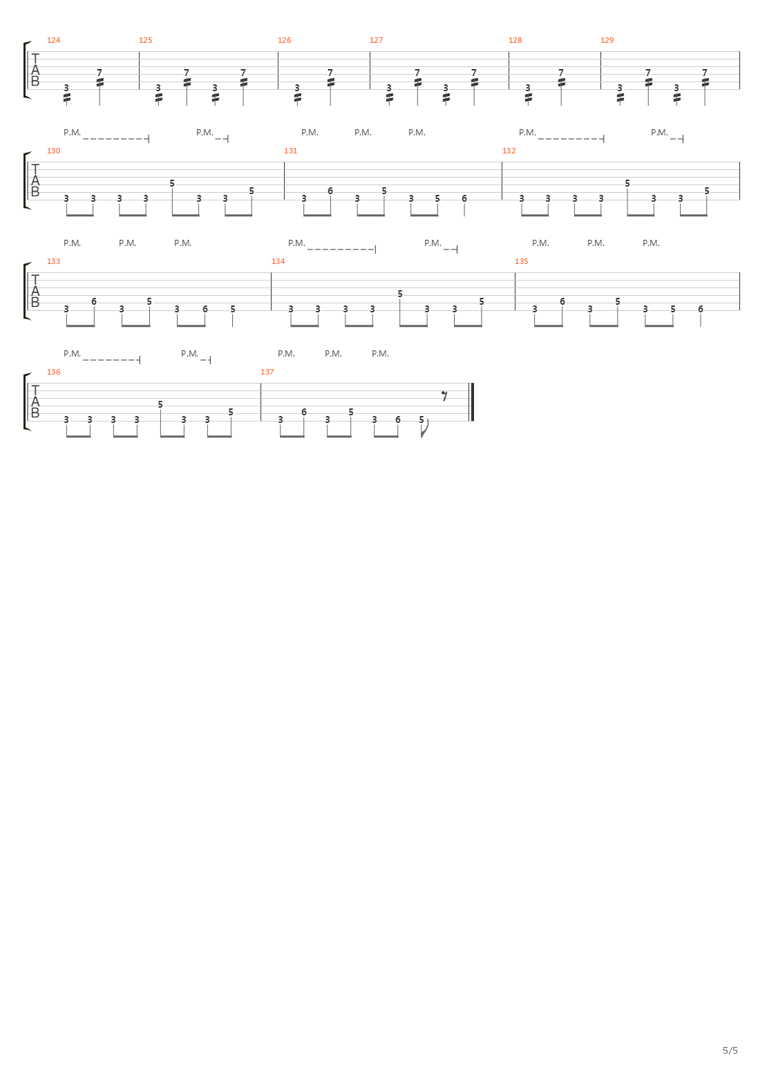 Intended To Fall吉他谱