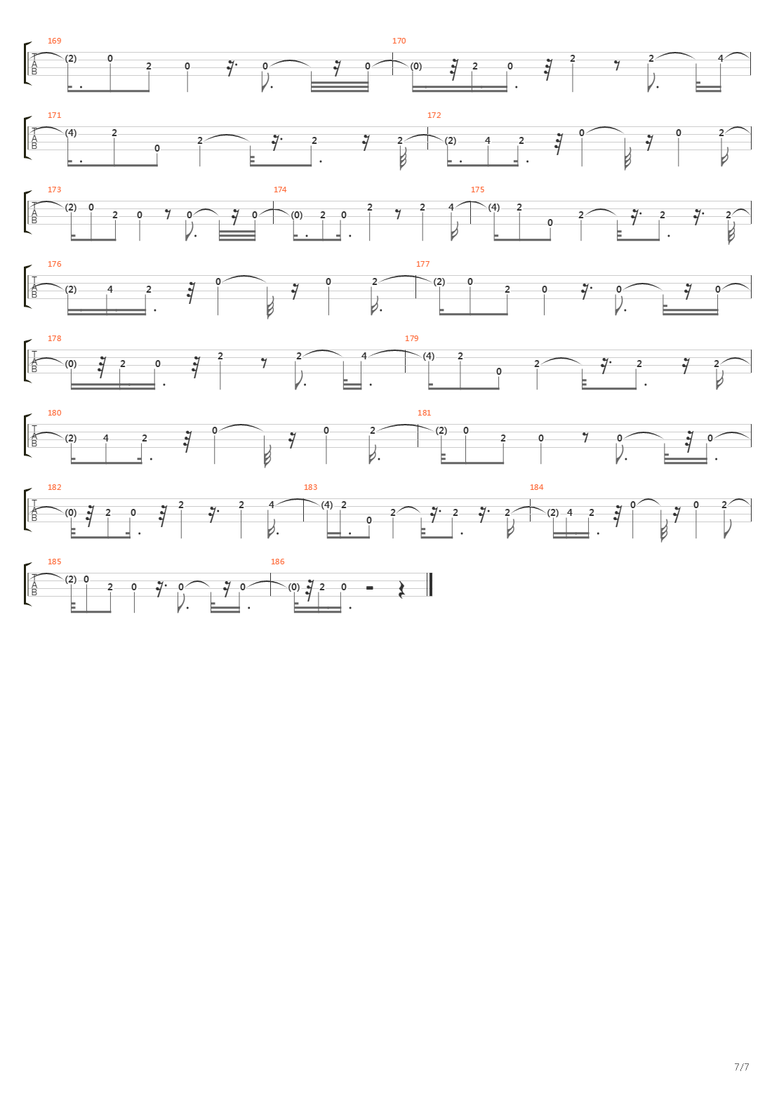 Rio吉他谱