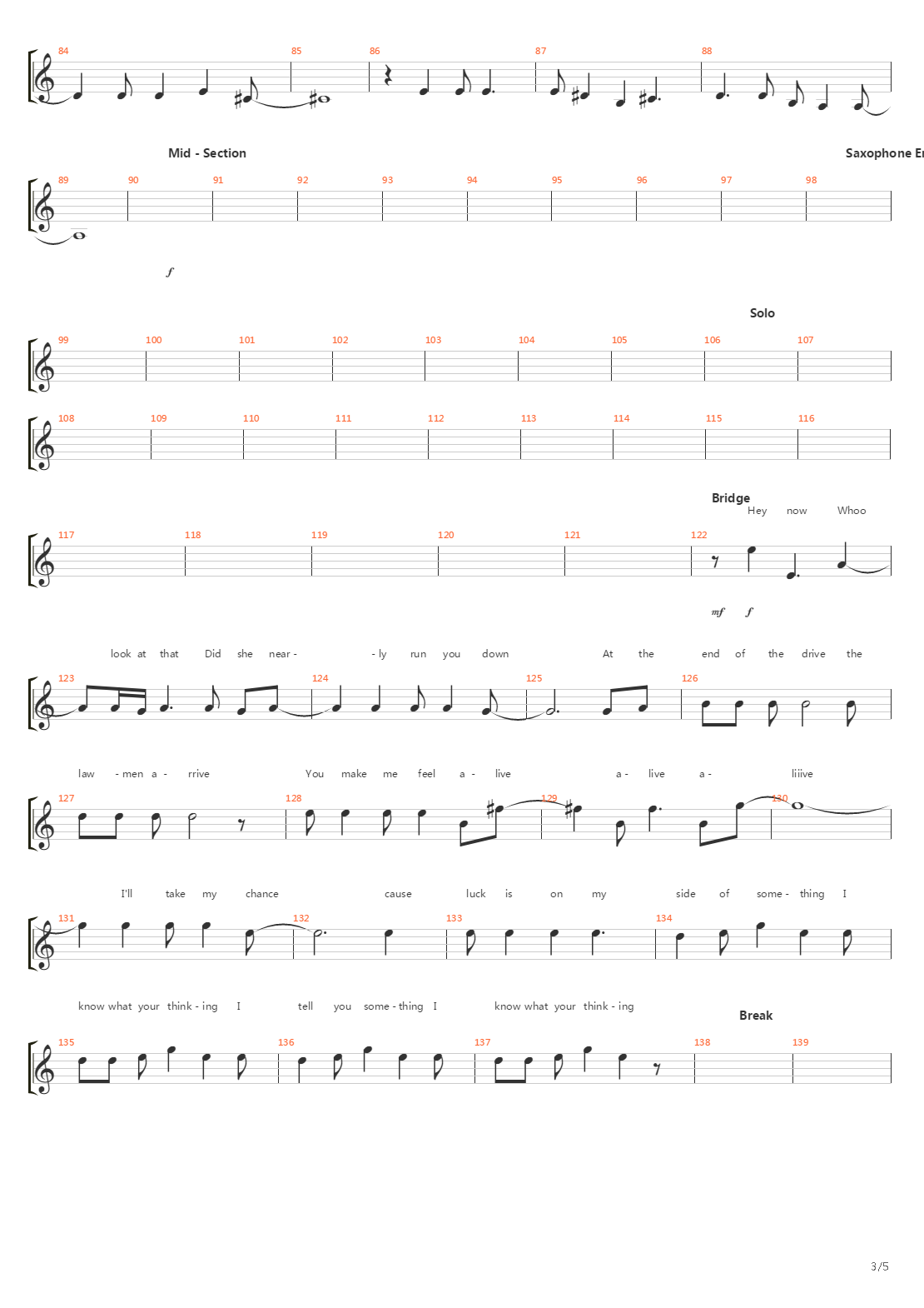 Rio吉他谱