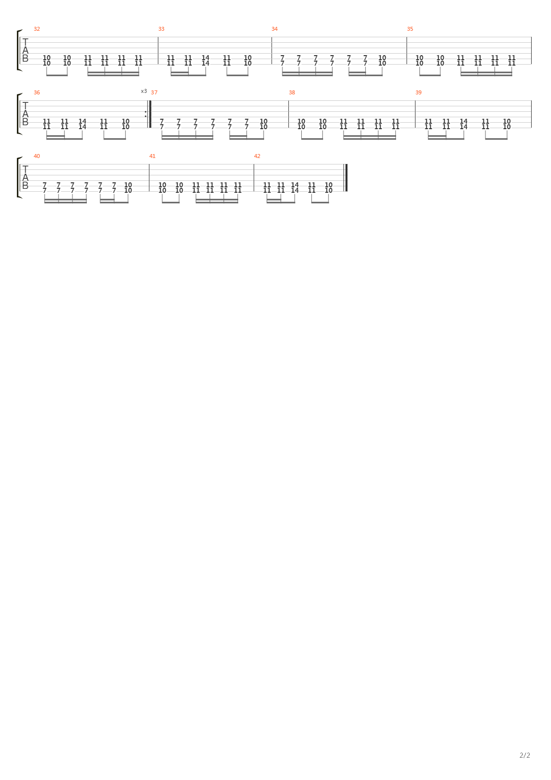 Control All Delete吉他谱