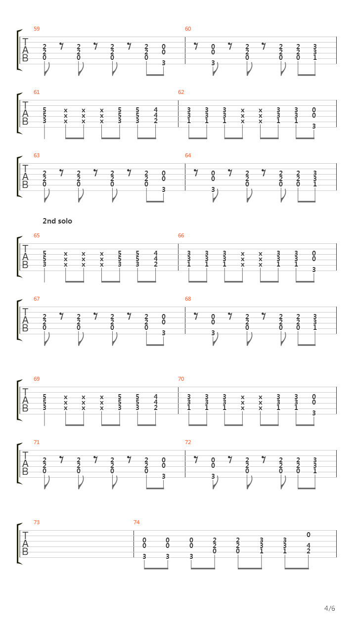 Speaking In Tongues吉他谱