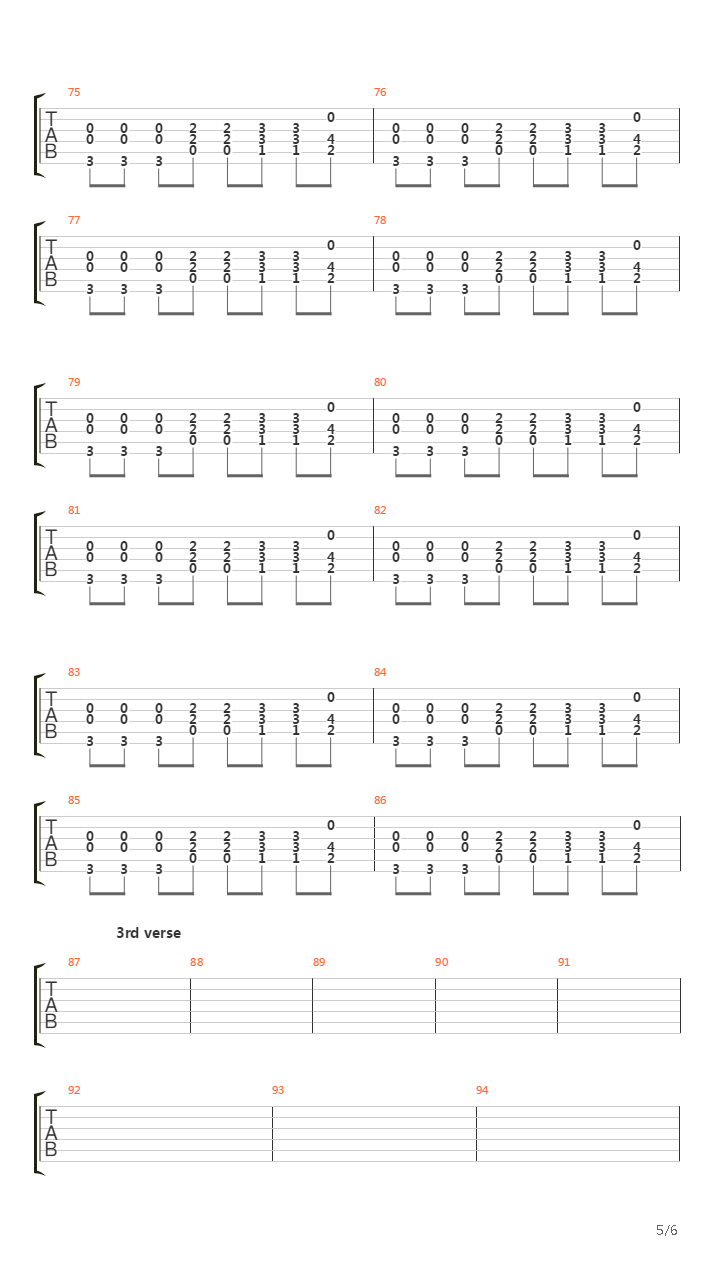 Speaking In Tongues吉他谱