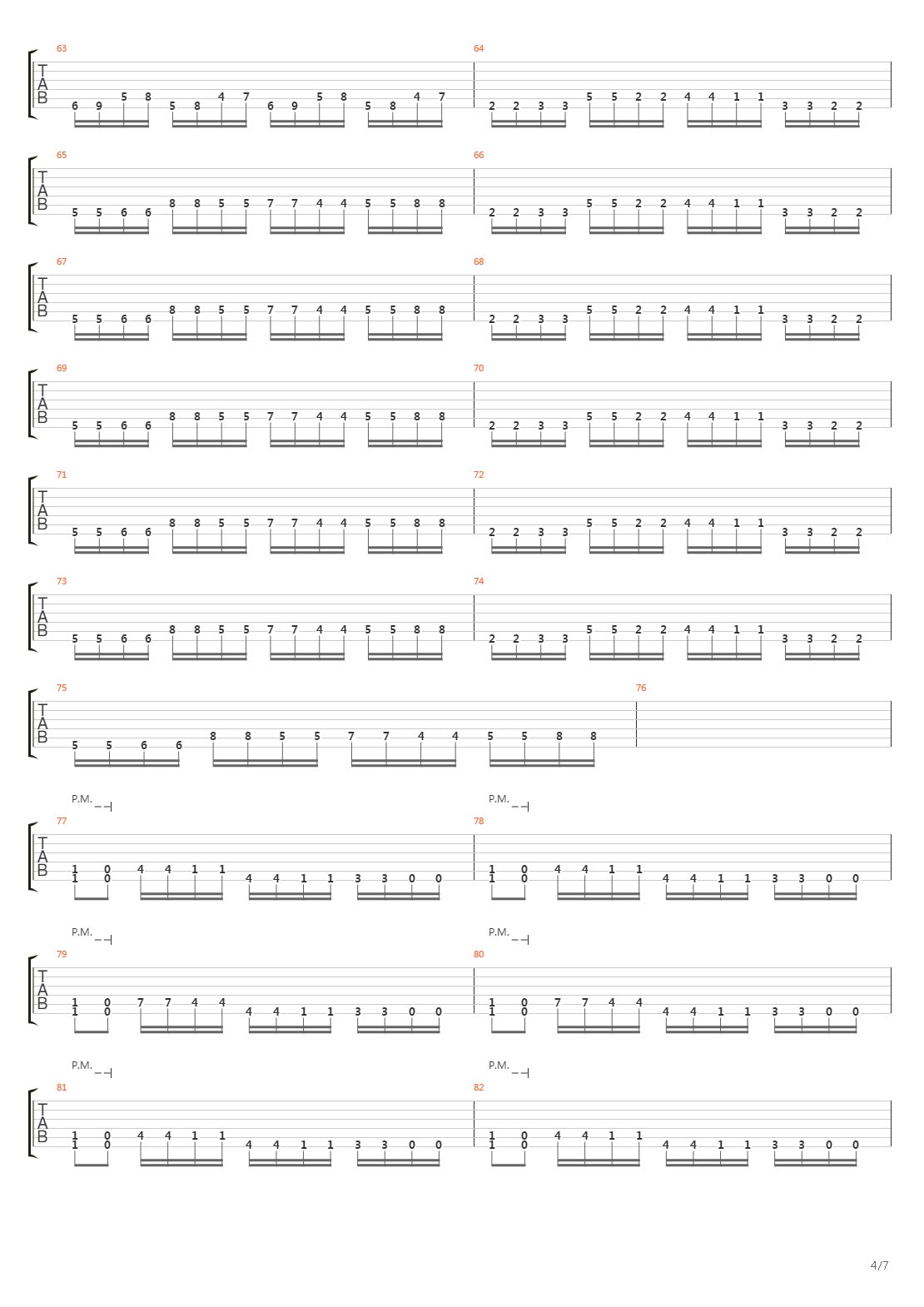 Approaching The End吉他谱