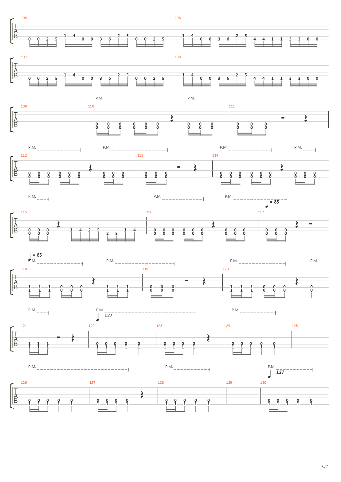 Approaching The End吉他谱