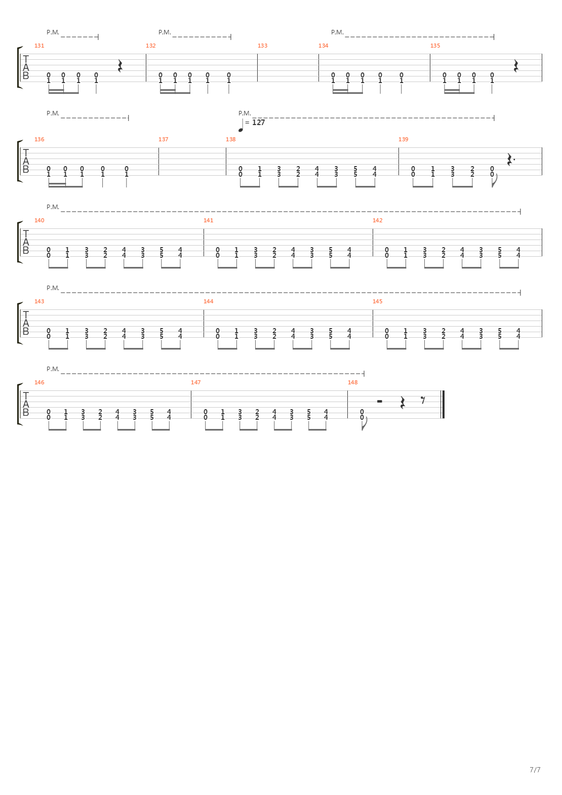 Approaching The End吉他谱