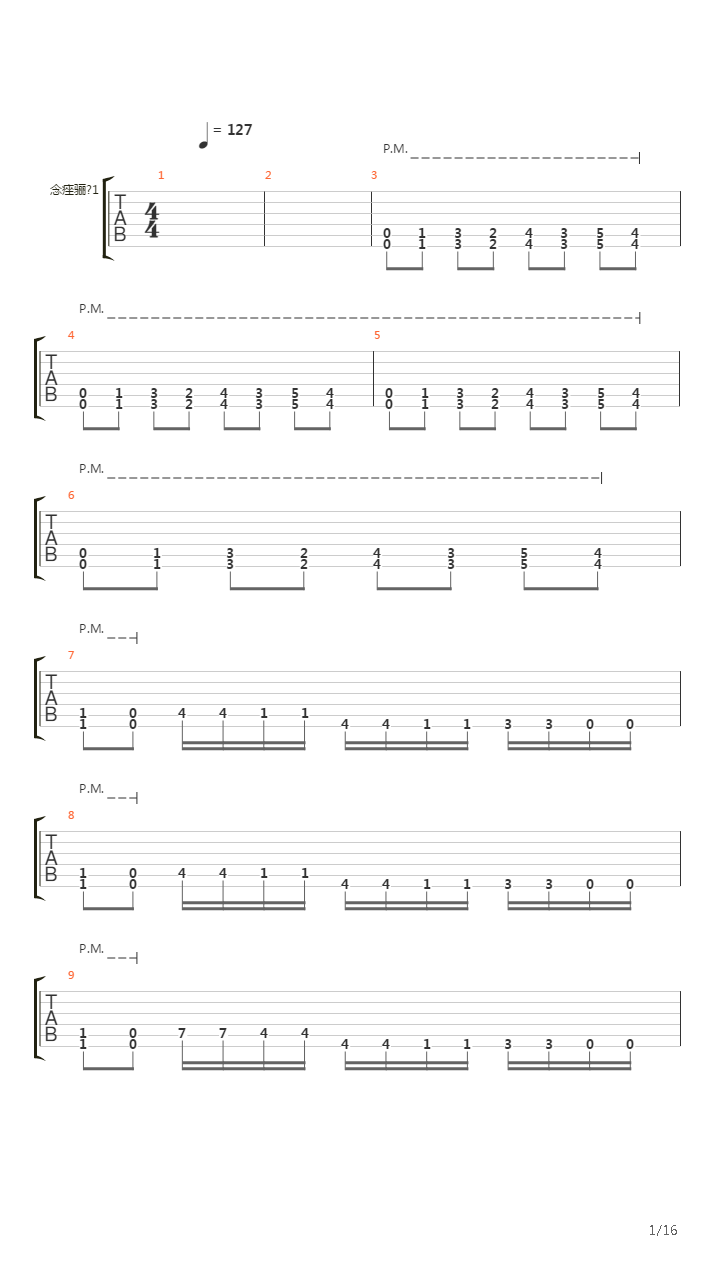 Approaching The End吉他谱