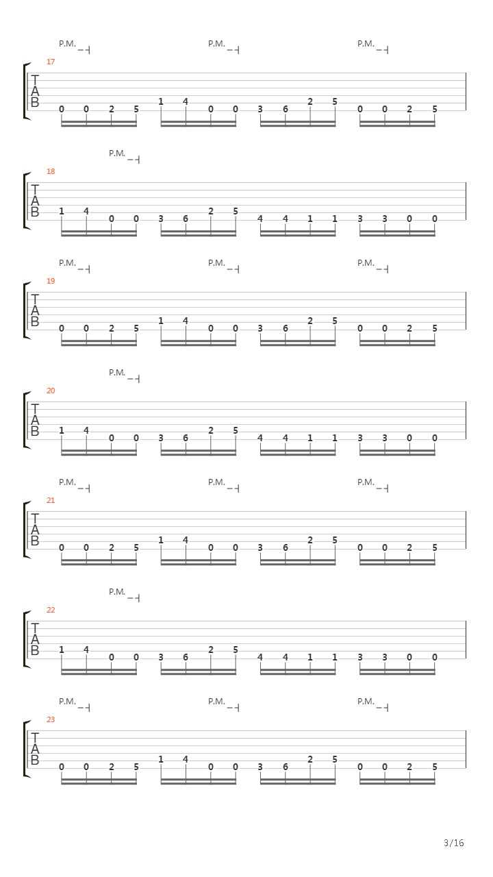 Approaching The End吉他谱