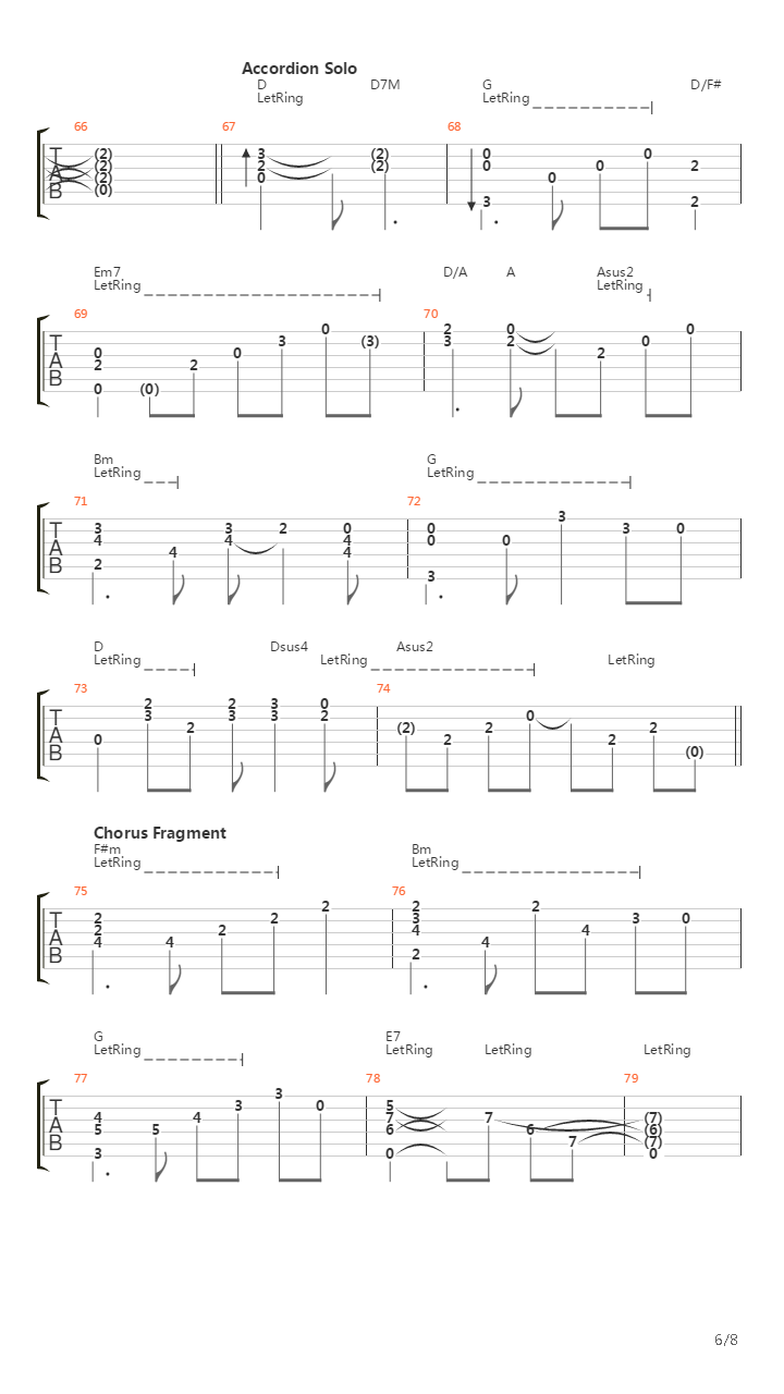 Dear John吉他谱