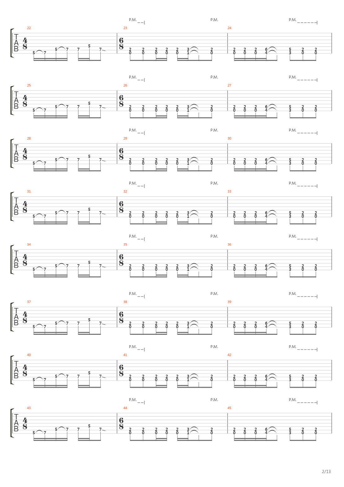 Passage Of Time吉他谱