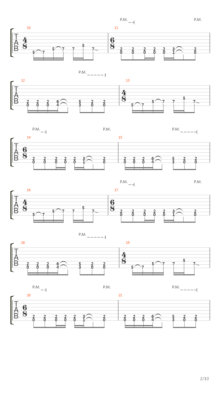 Passage Of Time吉他谱