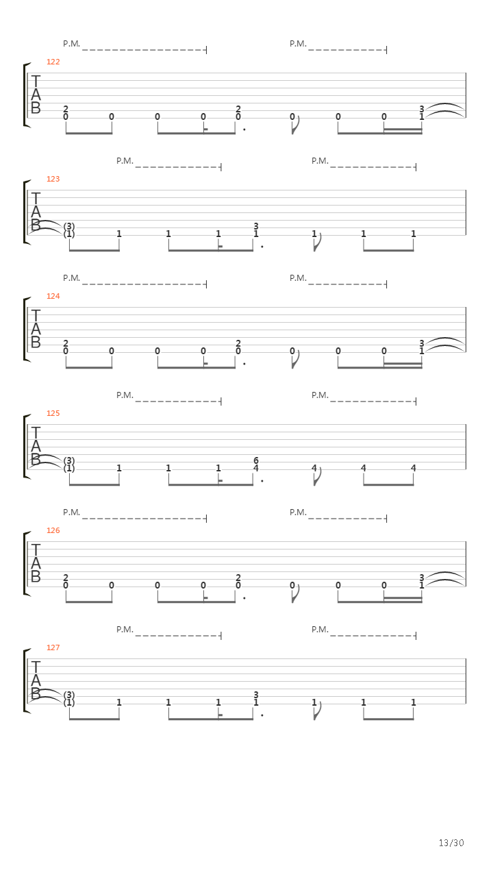 Passage Of Time吉他谱