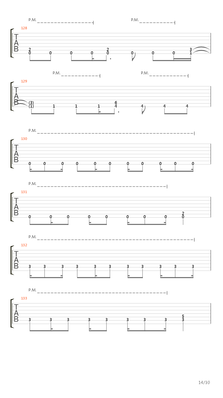 Passage Of Time吉他谱