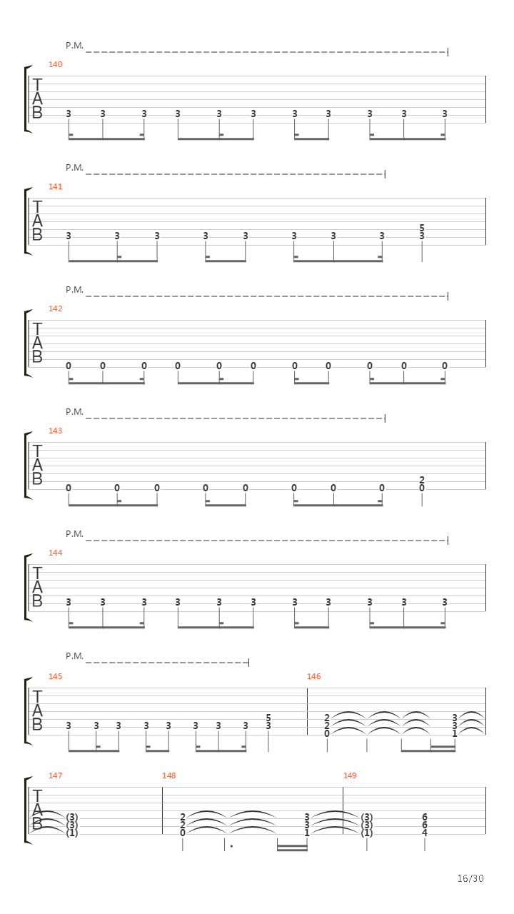 Passage Of Time吉他谱