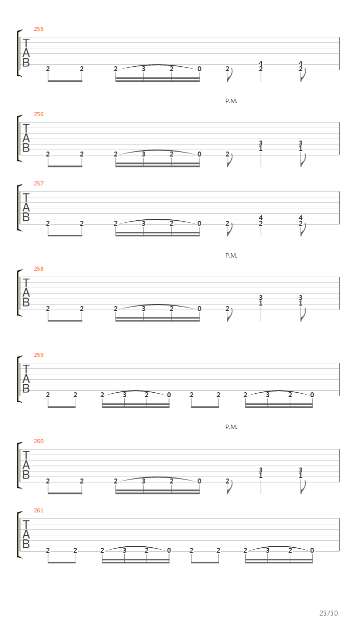 Passage Of Time吉他谱