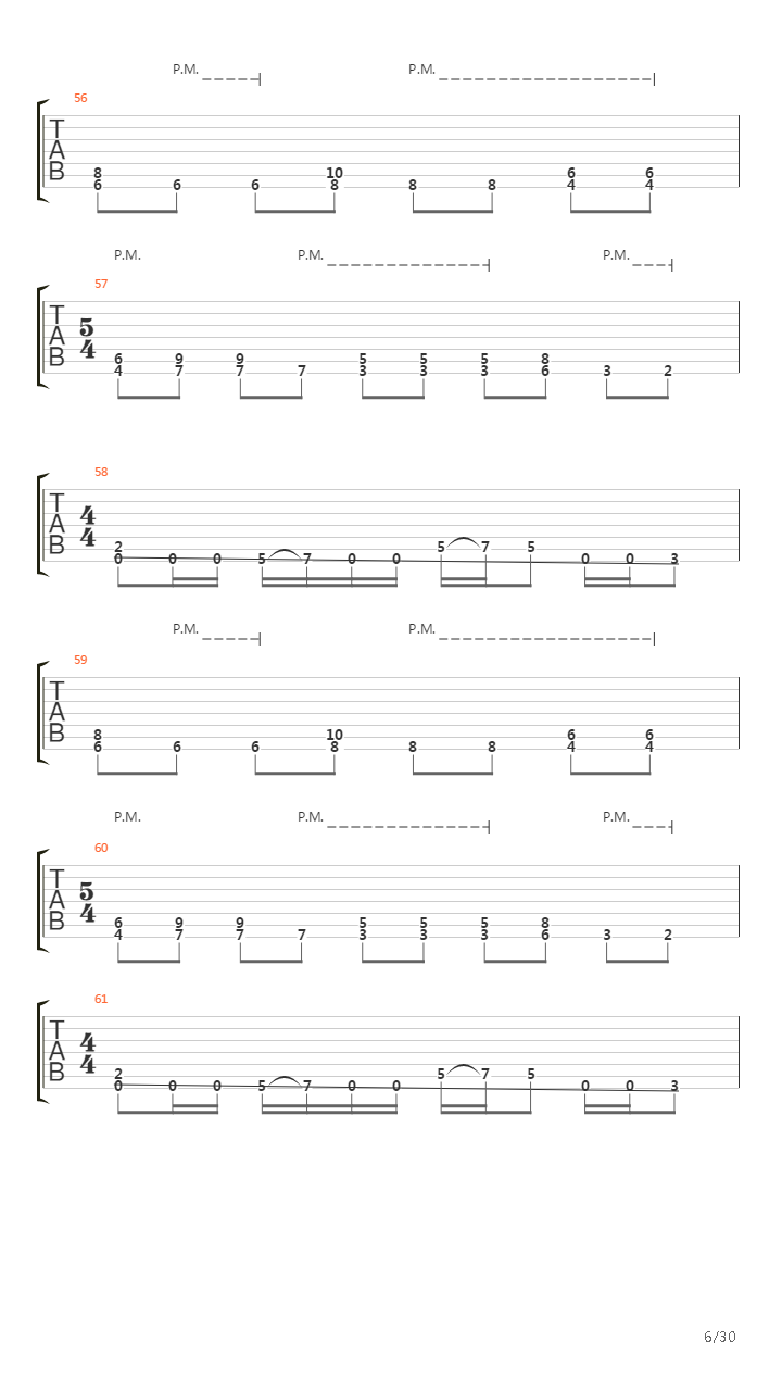 Passage Of Time吉他谱