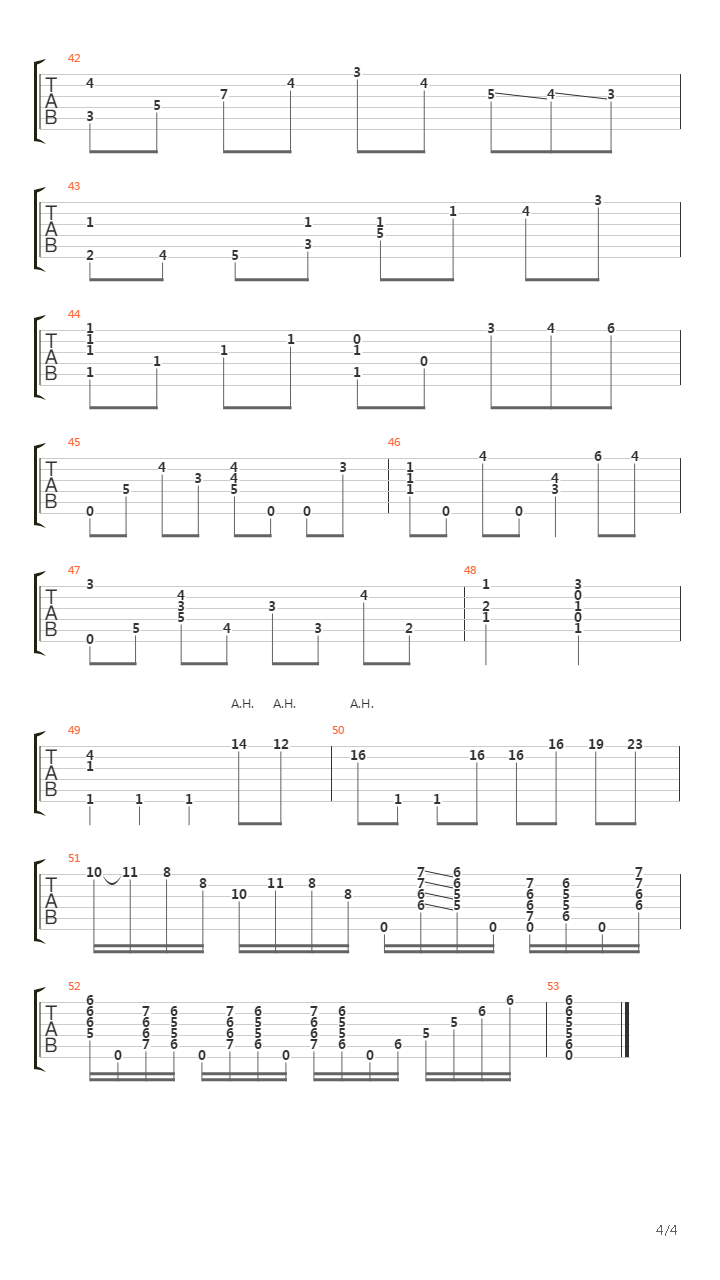 Lhymne A Lamour吉他谱