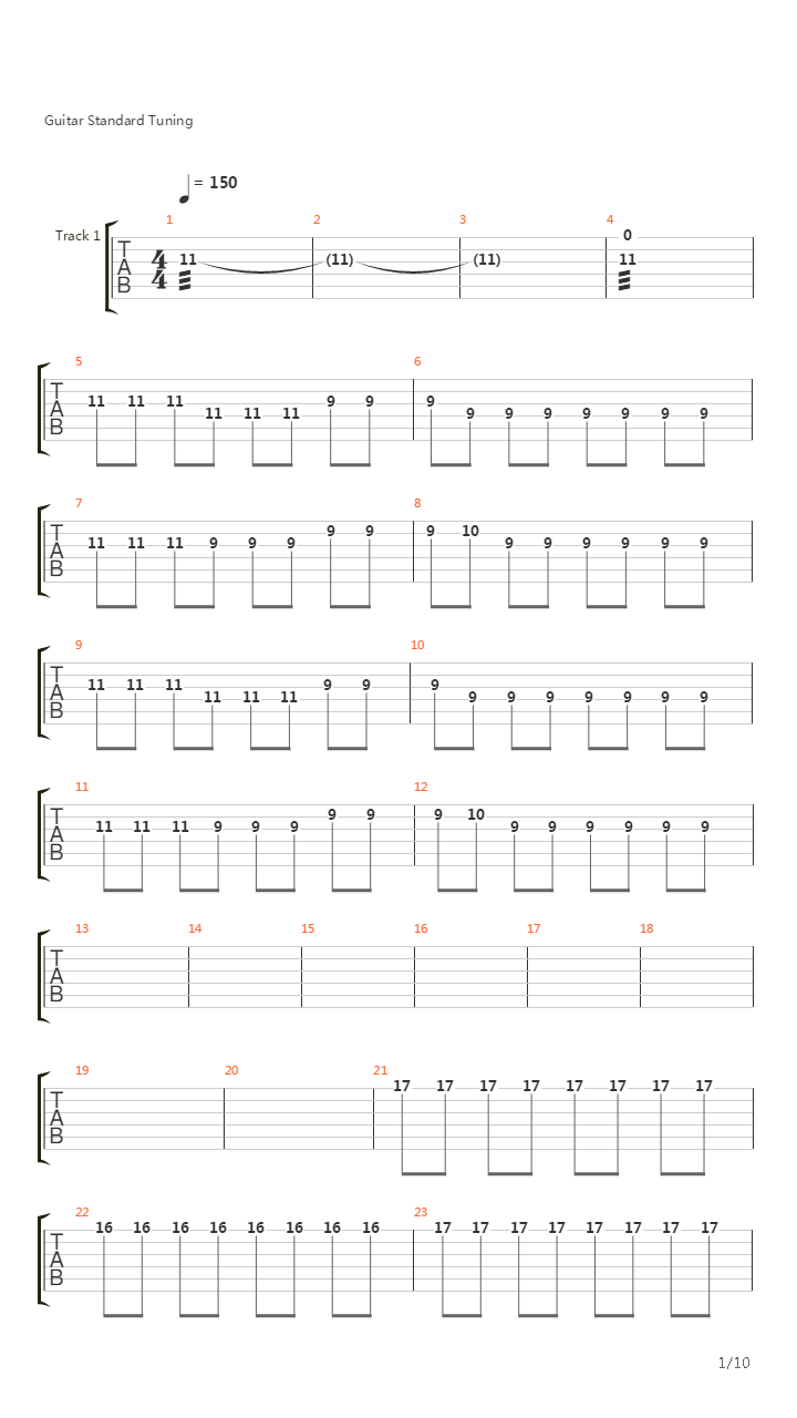 An End Has A Start吉他谱