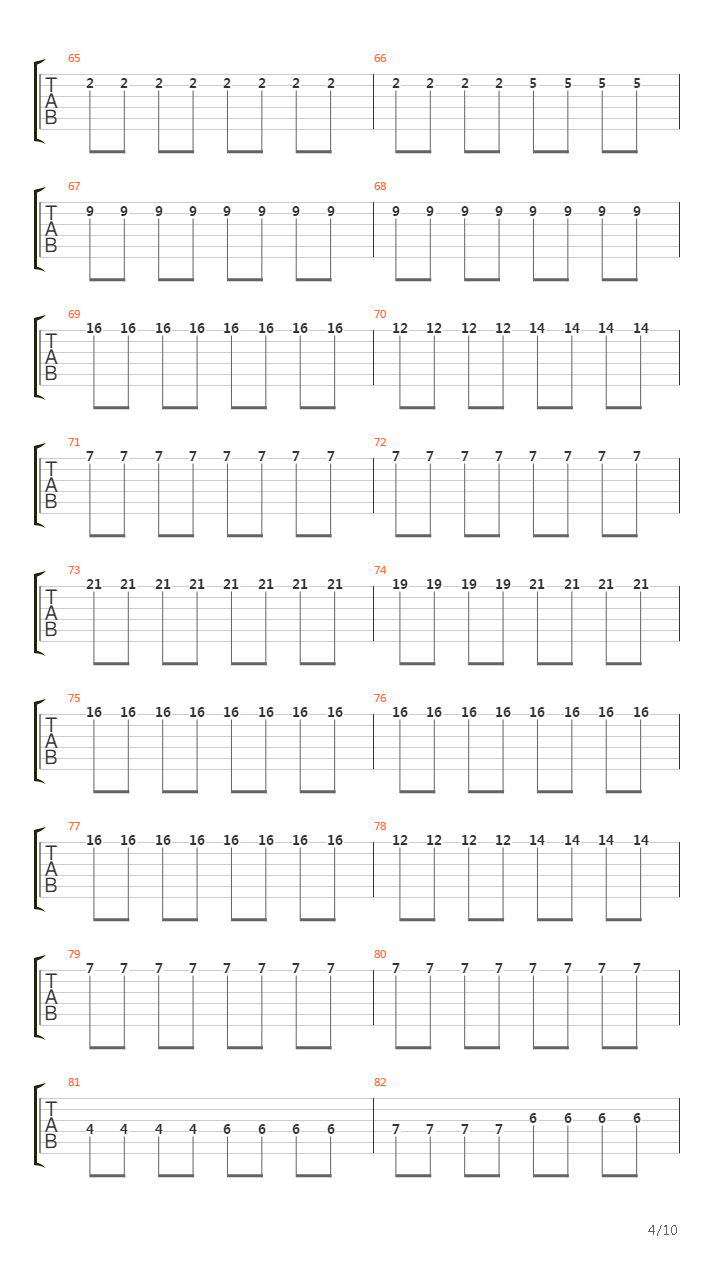 An End Has A Start吉他谱