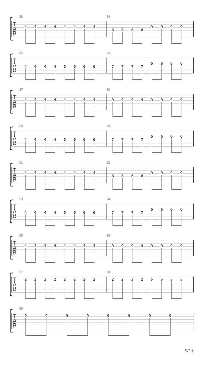 An End Has A Start吉他谱