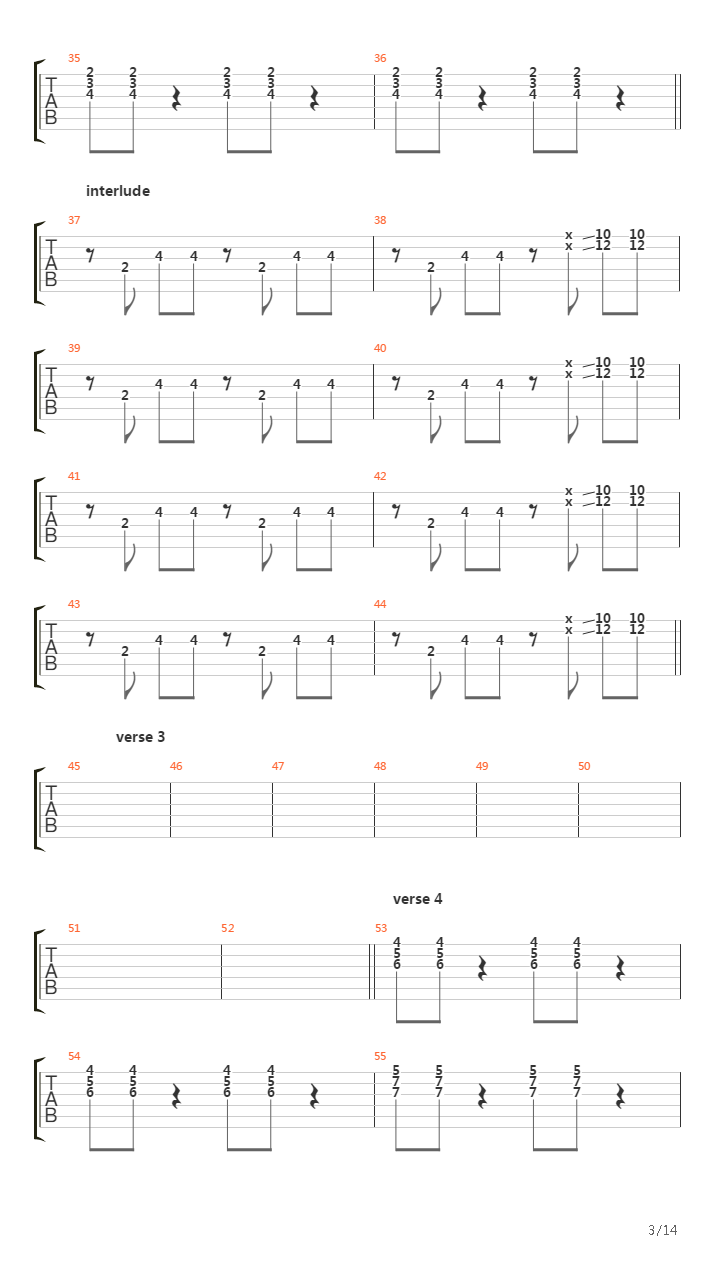 Fingers In The Factories吉他谱