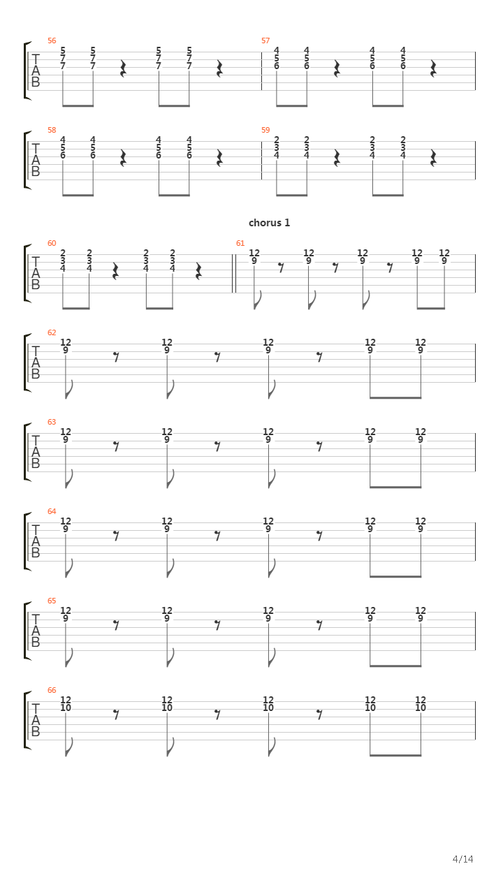 Fingers In The Factories吉他谱