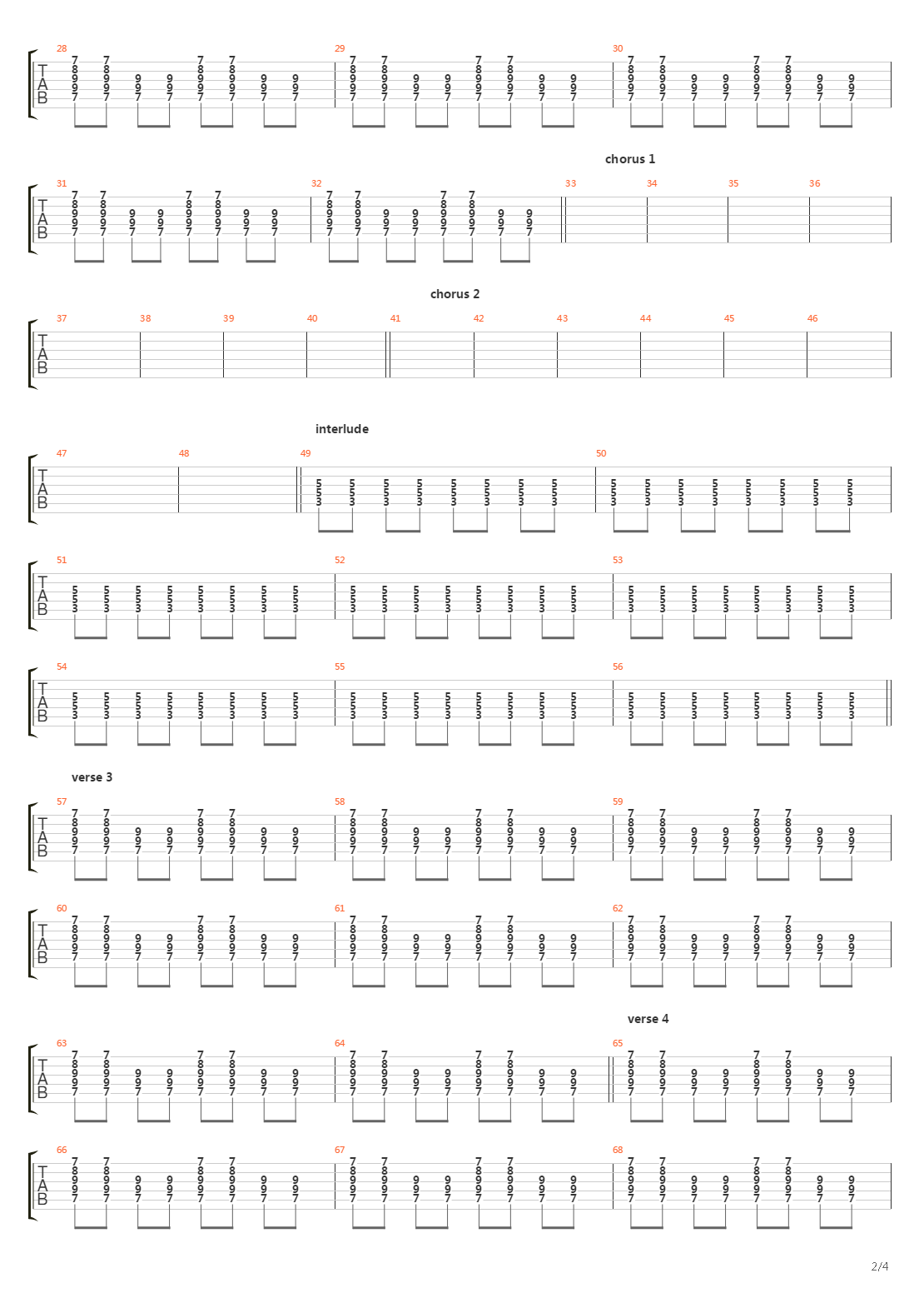 Munich吉他谱