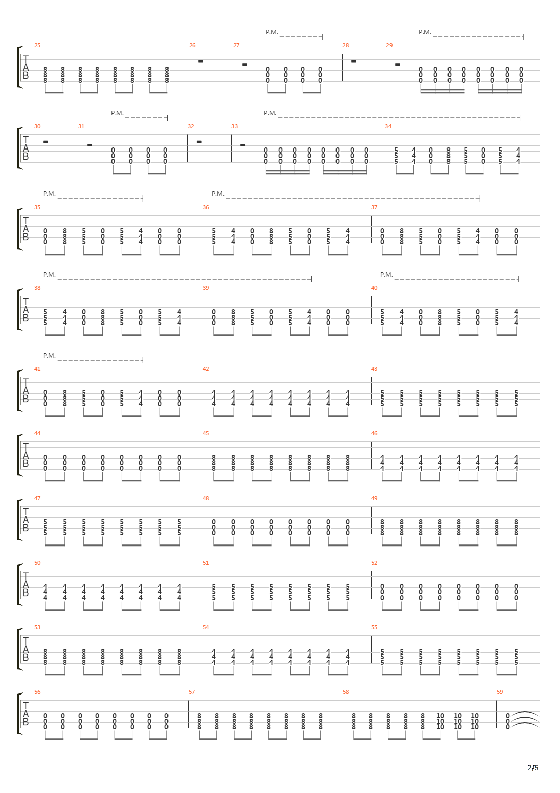 Tower Of Snakes吉他谱