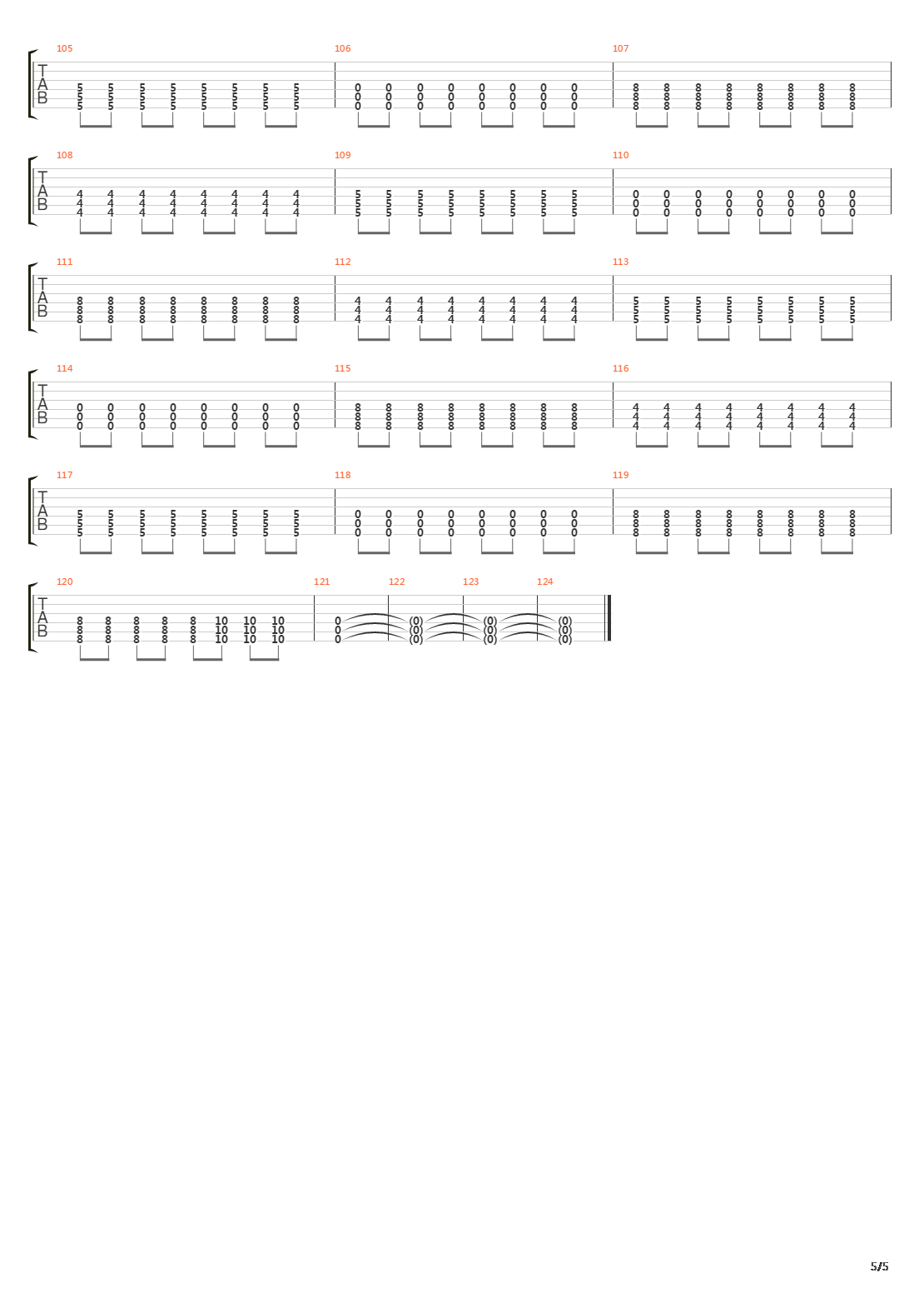 Tower Of Snakes吉他谱