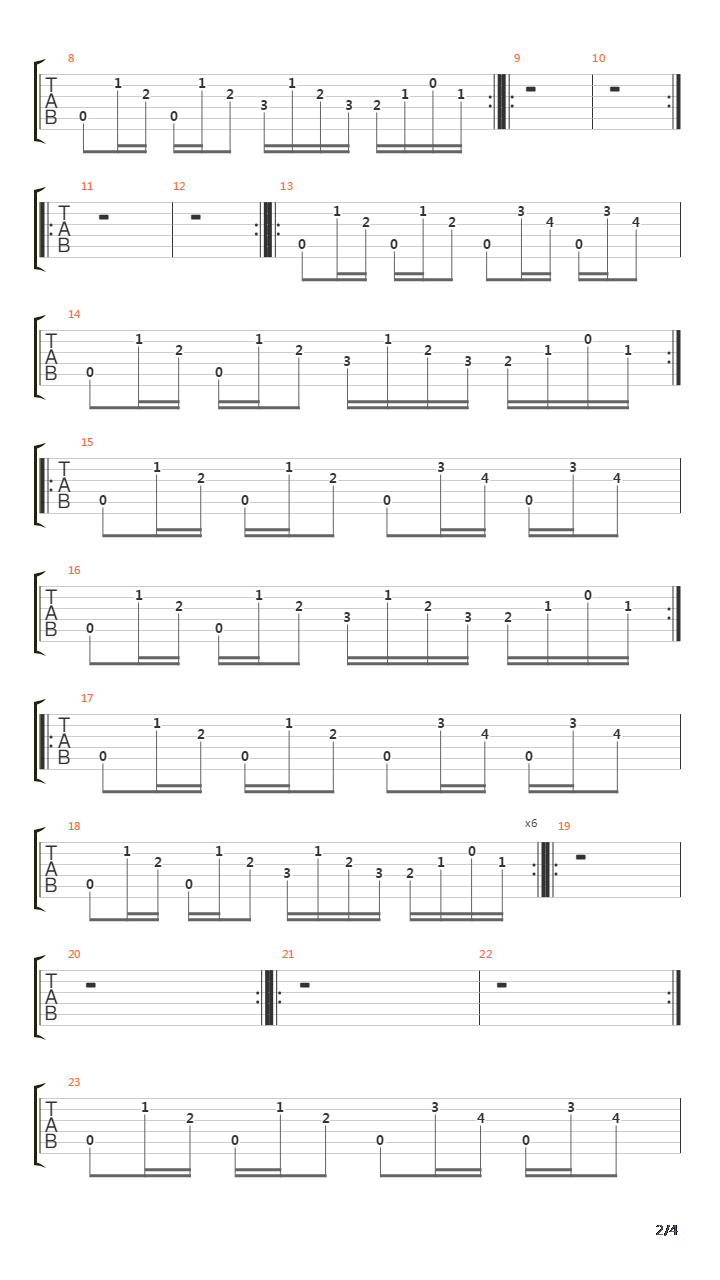 Ballad Of The Swords吉他谱