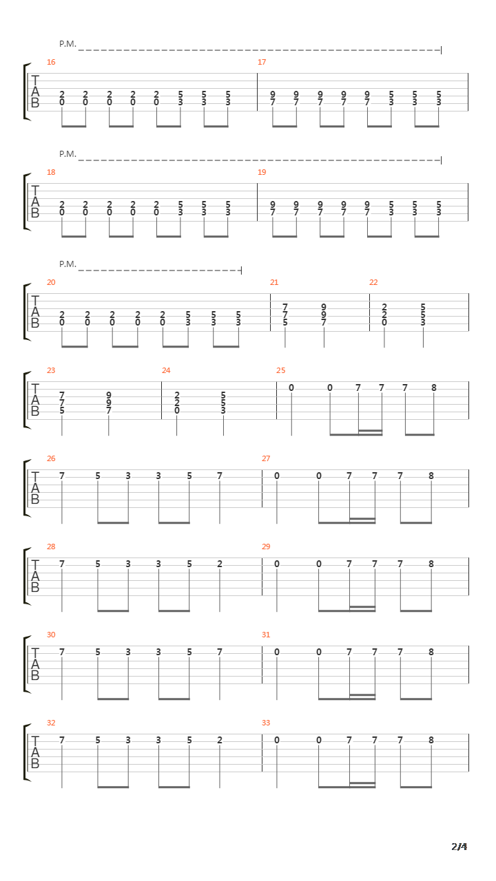 Elektrohexe吉他谱