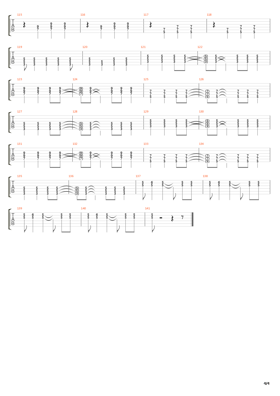 Desaparece吉他谱