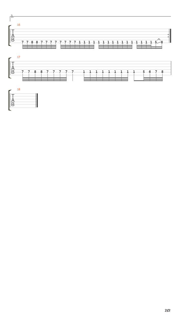 Remibar吉他谱