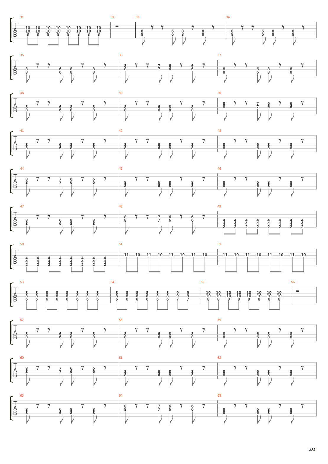 Connection吉他谱