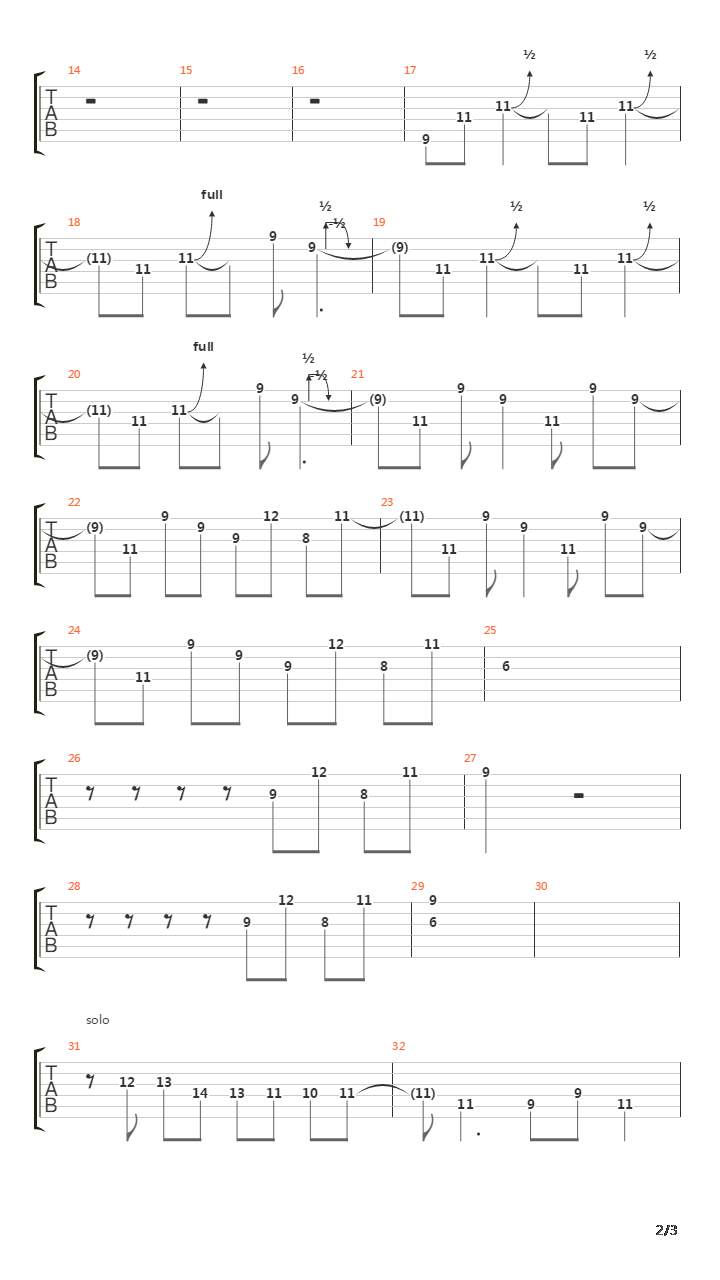 Soft吉他谱