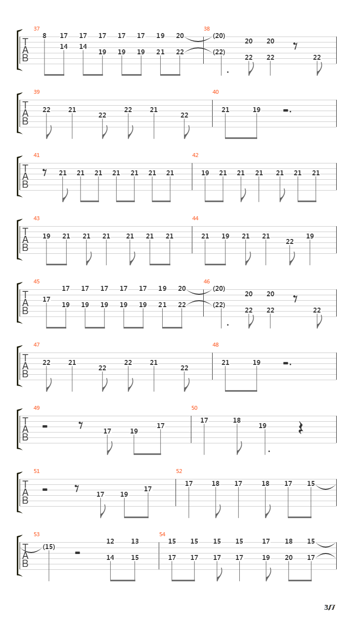 On The Run吉他谱