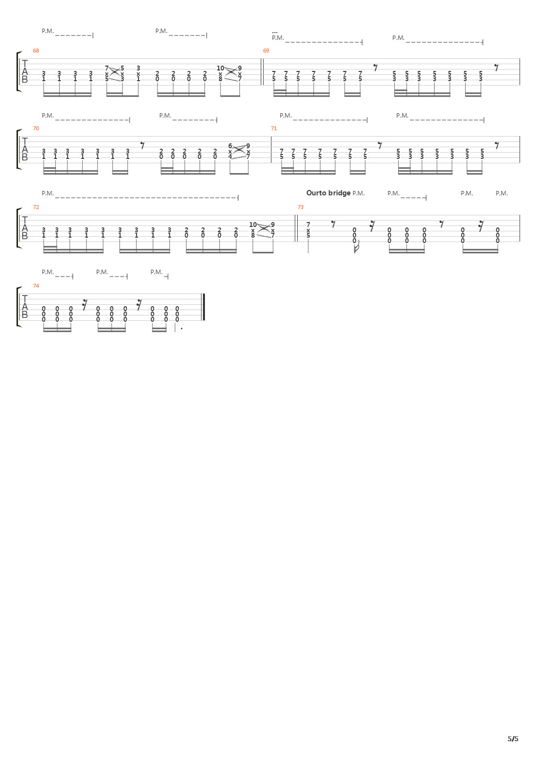 Slackjaw吉他谱