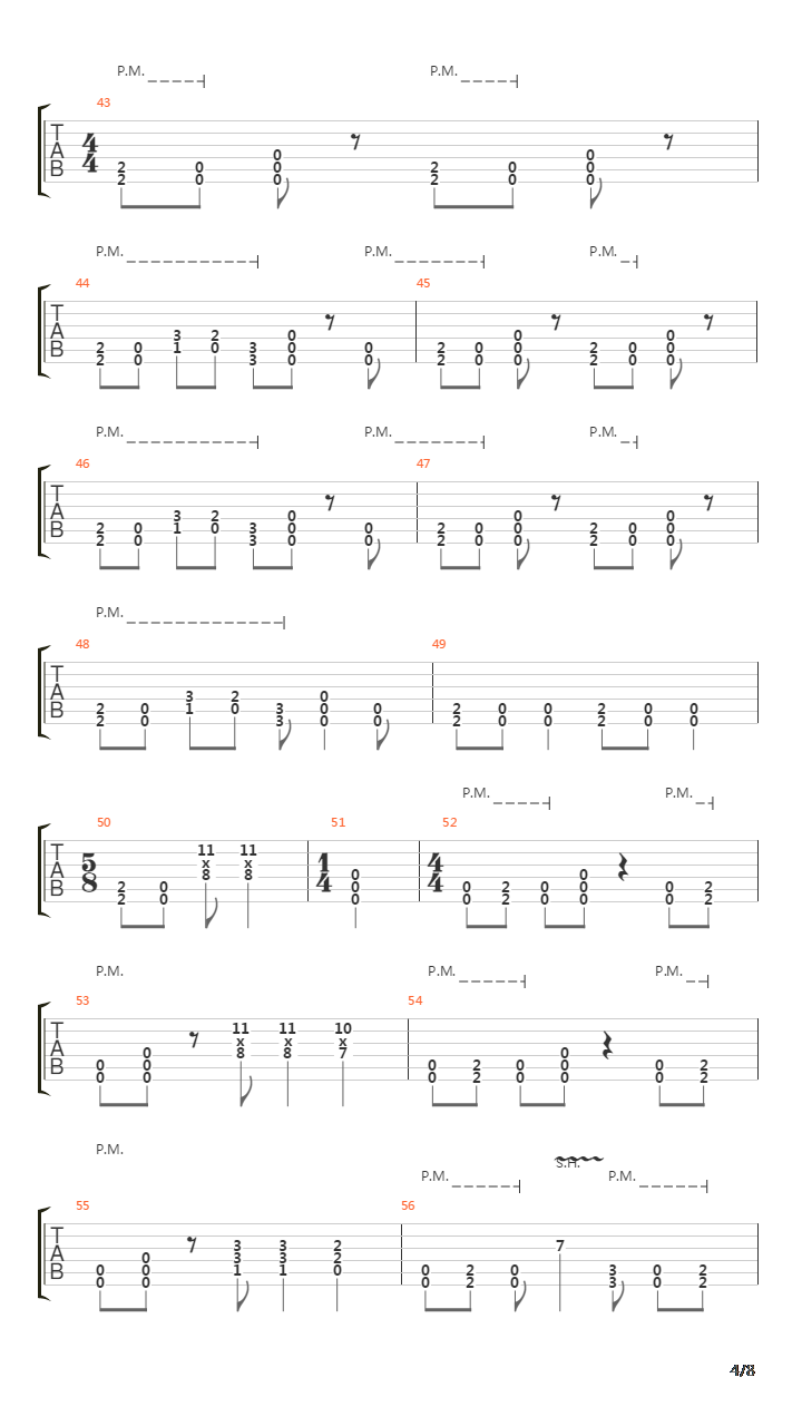 Spite吉他谱
