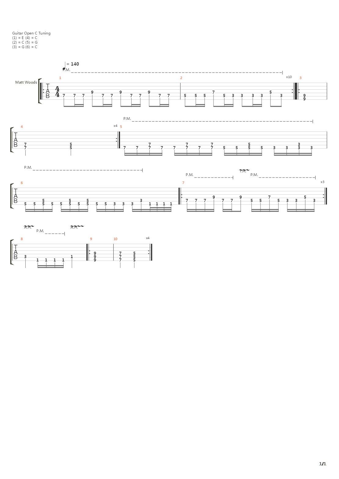 The Echo Song吉他谱