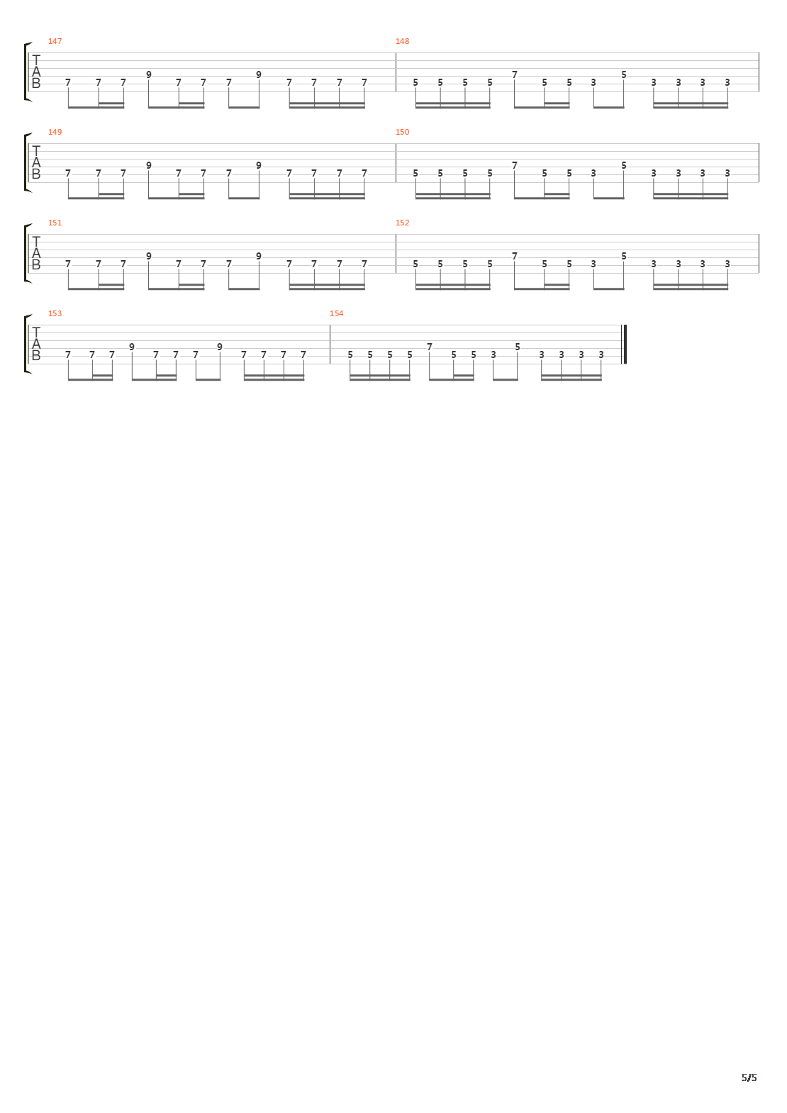 The Echo Song吉他谱