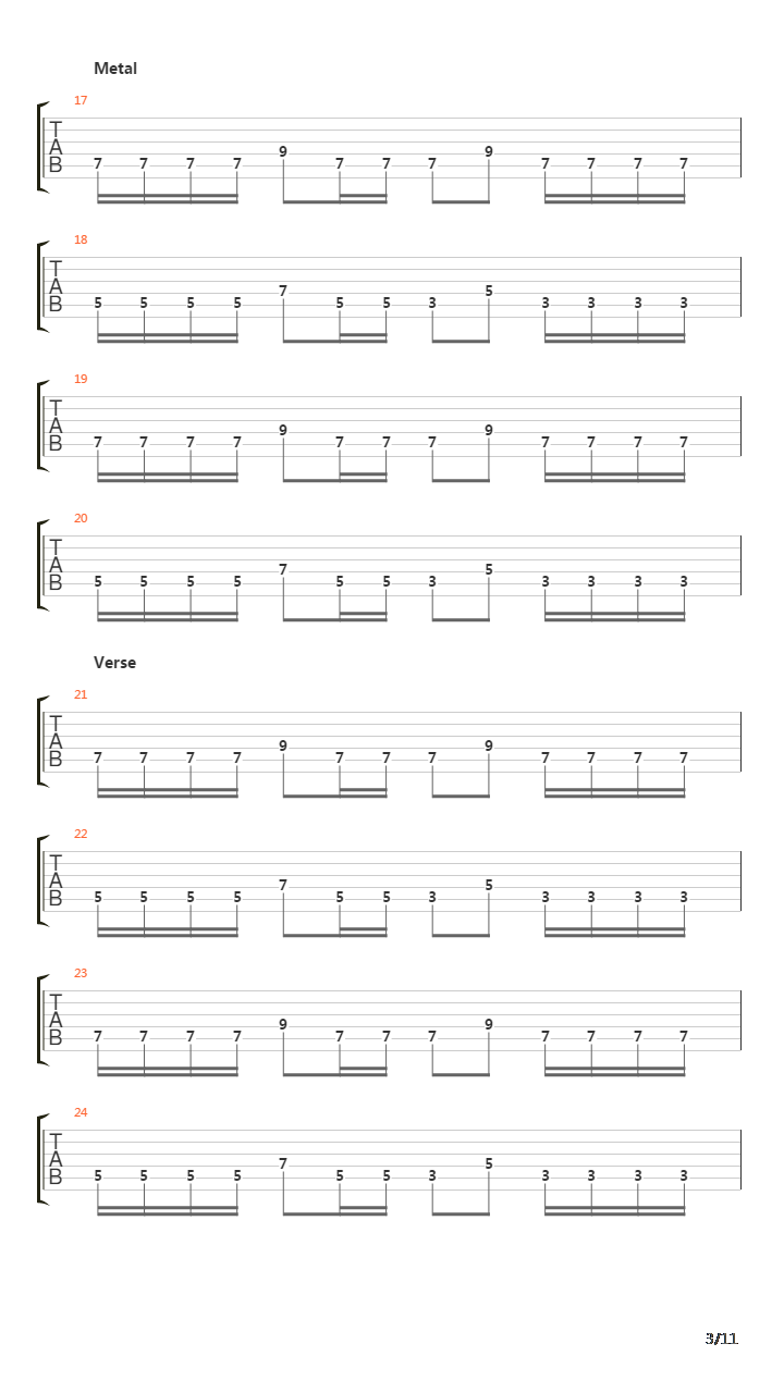 The Echo Song吉他谱