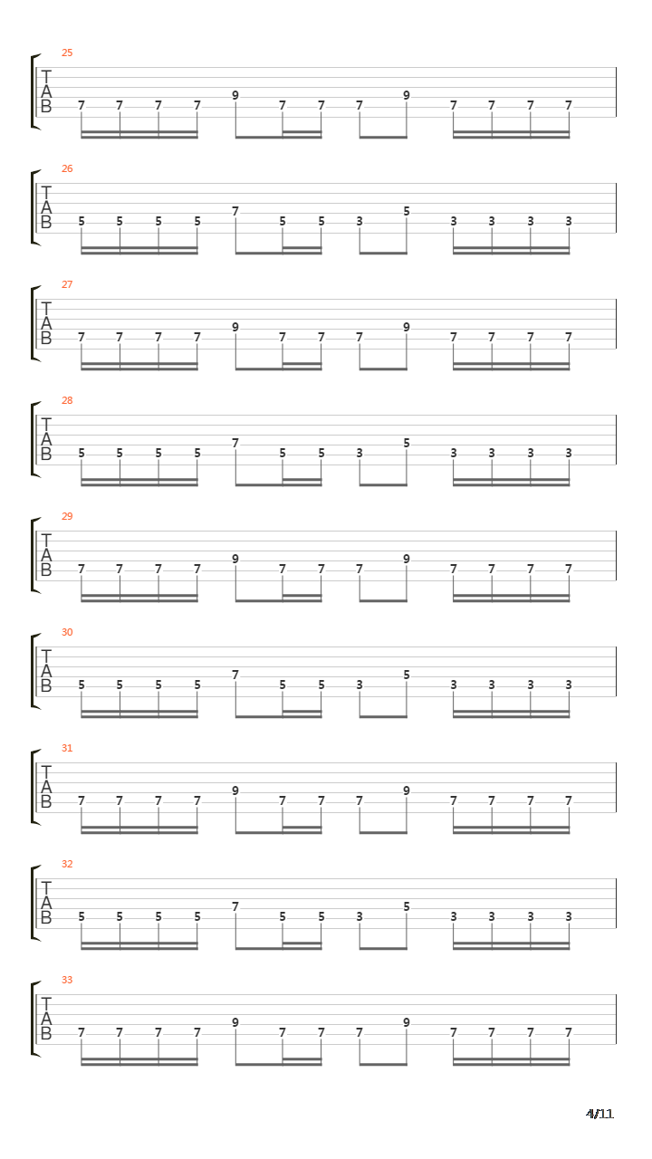 The Echo Song吉他谱