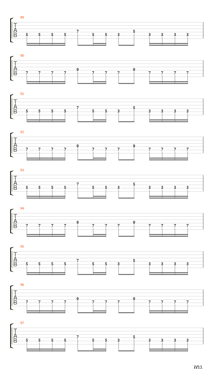The Echo Song吉他谱